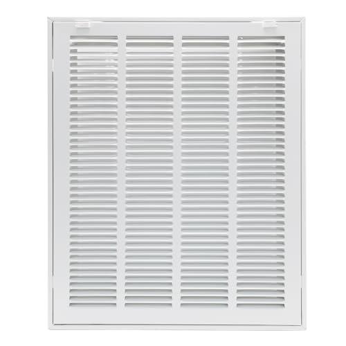 Howeall 16"W x 20"H [Duct Opening Size] Steel Return Air Filter Grille - Removable Face/Door for 1 inch Filters -HVAC Vent Cover Grill - White [Outer Dimensions: 18 5/8"W X 22 5/8"H]
