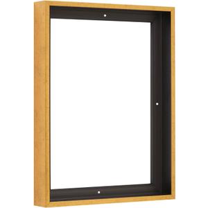 Pixy Canvas Floater Frame 6x8 for 1.5 inch Deep Canvas Paintings/Canvas Prints/Wood Canvas Panels/Wall Art/Wall Decor/Home Decor/Artwork (Rustic Gold, 6 x 8 inch, Portrait)