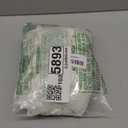 jinchan Tie Top Linen Kitchen Curtains Over Sink 36 Inch Length Tier Curtains Farmhouse Rustic Small Cafe Curtain for Bedroom Living Room Bathroom Half Window Light Filtering Privacy 2 Panels White