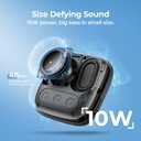 Tribit StormBox Micro 2 Wireless Portable Speaker: 10W Loud Deep Bass Sound, IP67 Waterproof Bike Speaker with Bluetooth 5.3, 12H Playtime, TWS Pairing for Camping Travel Hiking