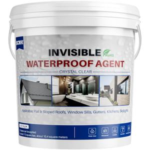 Waterproof Sealant Clear 280oz, Invisible Water Based Agent Repair Leaks