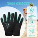 XUKER Neoprene Gloves for Kids, 2mm Wetsuit Dive Gloves Keep Warm for Diving Scuba Kayaking Snorkeling Swimming Water Sports, X-Large (Black, XL)
