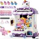 Skirfy Large Claws Machines 12'' for Kids Adults,Girls Unicorns Toys,Candy Grabber Prize Dispenser 15 Stuffeds Toys,Electronic Arcades Game Christmas Thanksgiving Birthday Gifts for Age 6-12