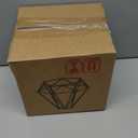 Metal Pendant Lamp Shade Cover, 8 Inch Black Hanging Light Bulb Cage Covers Guard, Industrial Iron Replacement Light Shade, Vintage Light Fixture Covers Decorative Shade Only,1 Pack,E26