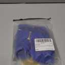 WDIRARA Women's Cut Out Halter Harness Strappy Lingerie Set Bralette and Thong (Medium, Royal Blue)