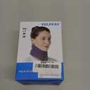 VELPEAU Neck Brace for Neck Pain and Support - Soft Cervical Collar for Sleeping in Bed, Snoozing, Sleeping Upright, Anti-Snoring, Sleep Apnea for Women & Men (Blue, Comfort Version, Medium: 11.5-14"/3)