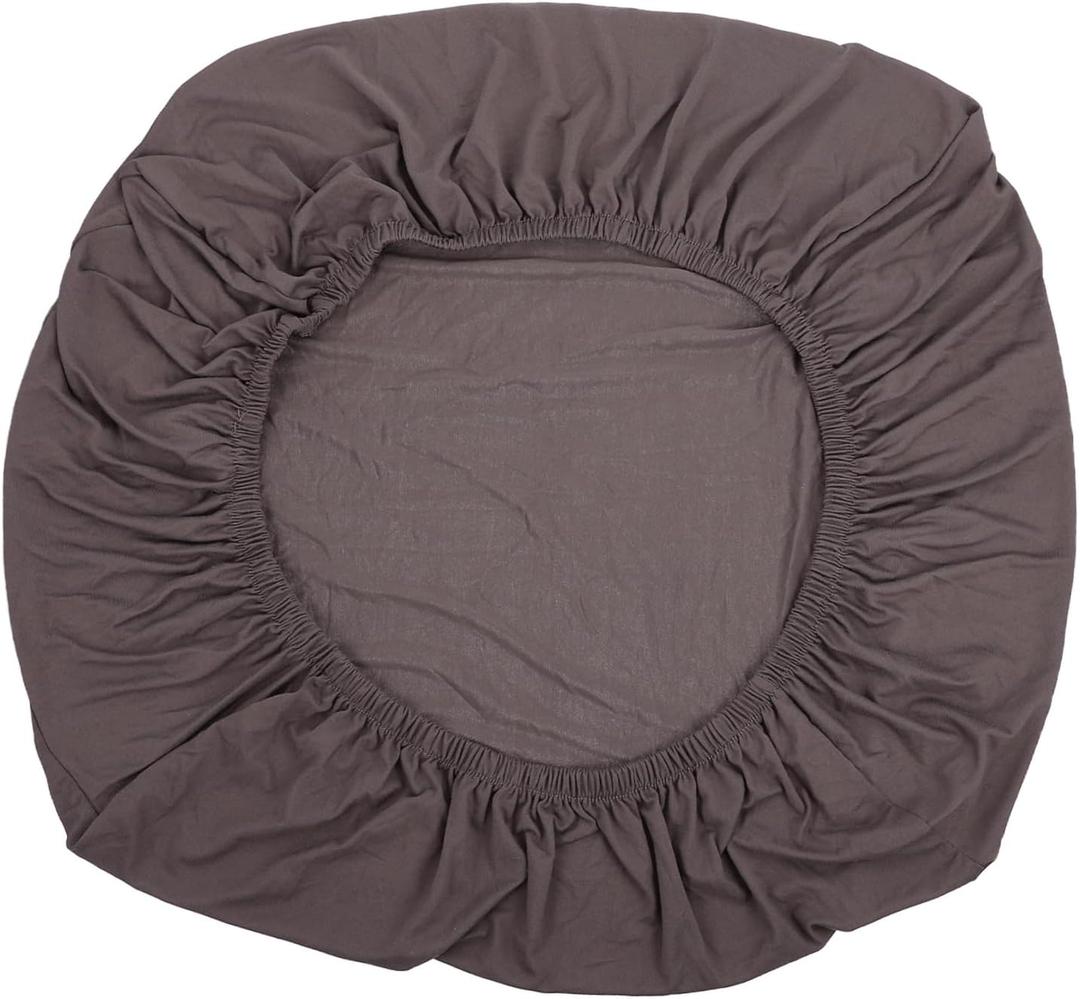 Ciieeo Sofa Cover for Sofa Cushion Pure Cushion Cover Grey Seat Home Easy to Clean Comfortable to Use (50X50X5CM,  19.68" x 19.68" x 1.98" Dark Grey)