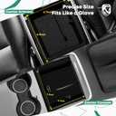 2 x YHTAUTO Center Console Organizer Tray Armrest Drawer Organizer for Tesla Model Y Juniper 2025 2026(Premium & Performance), Tesla Model 3 Highland 2024 2025 2026 Center Console Tray Storage Accessories