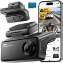 IIWEY 4G LTE Dash Cam with Live-Streaming, Anti-Theft Car Security Camera, Instant Alert via App, Cloud & SD Storage, 2K+1080P Front Inside, No Screen, IR Night Vision, 24/7 Parking Mode, GPS, OBD
