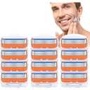 20Pcs Premium Razor Blades for Men compatible gillette fusion 5 blades refills -5-Layer Stainless Steel Refills Compatible with Fusion 5 Style Razors,Smooth Shaving Replacement Cartridges Value Pac Missing Pieces