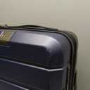 KROSER Hardside Expandable Carry On Luggage with Spinner Wheels & Built-in TSA Lock, Durable Suitcase Rolling Luggage with USB Port, Carry-On 20-Inch, Navy