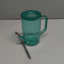 Long Spout Watering Can Indoor, Small Watering Cans for House Plants, Flowers, Succulents 33.8oz(Green) (34oz)