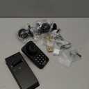 Fingerprint Keypad Deadbolt with Handle Set, Keyless Entry Door Lock, Door Locks for Front Door Lock Set, App Control, Auto Locking, Easy to Install, Matte Black