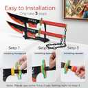 Cold Blade Anime Sword - 41 inches Anime Katana Replica with Belt and Stand - Durable Sword Perfect for Cosplay - Sword with Authentic Design
