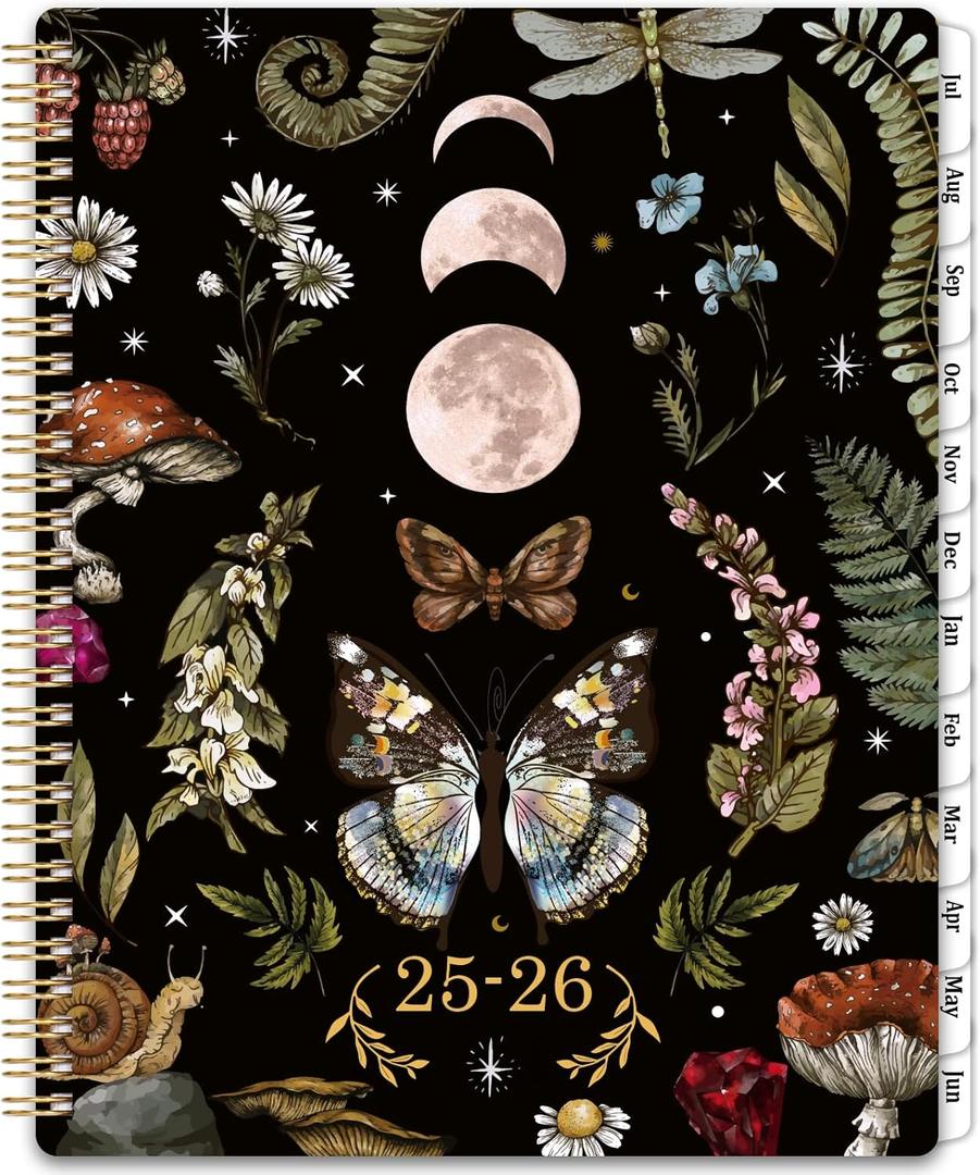 2025-2026 Planner - Academic Planner from July 2025 - June 2026, 8" x 10" 2025-2026 Academic PlannerWeekly & Monthly with Monthly Tabs, Perfect Organizer