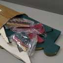 3 Pcs Large Honeycomb Christmas Tree - 4ft 3ft 2ft Paper Christmas Folding 3D Home Decoration Set with Magnetic Design for Winter Holiday Festive Party (Classic,Beige,Green,Brown)