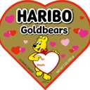 Haribo Gummi Candy | Valentine's Day Limited Edition | Goldbears in a Heart Box | Original Flavors, 7 oz. (EXP 12/12/25)