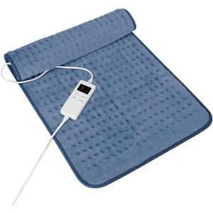 Heating Pad for Gifts Soothing Heat Therapy for Women & Men, Perfect Christmas, Mothers Day, Birthday Gifts for Her, Dad Gifts & White Elephant Gift, Cozy Stocking Stuffer for Women/Mom (12'' x 24'', Blue)