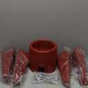 Blissun Christmas Tree Stand, Xmas Tree Base Stand, Christmas Tree Holder for Real Trees, Fits up to 8FT Real and Artificial Trees, Red