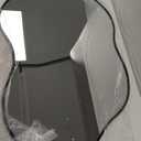 Irregular Wall Mirror - Wall Mirrors Decorative 24"x36" Black Asymmetrical Mirror Tempered Glass Aviation Aluminum Alloy Frame for Bathroom, Bedroom, Living Room, Cloakroom, Entryway