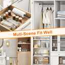 Fvonzon 6 Pack Small Tension Rods 12-19 Inch, Thin Tension Curtain Rods for Windows, Spring Rod for Closet, Cabinet & Kitchen, Mini Curtain Rod Tension Fit, Tiny Skinny Compression Rods Black