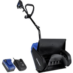 Westinghouse WSnow13S 24V Cordless Snow Shovel 13 Inch Kit, 24V 4Ah Battery, Fast Charger, Electric Snow Shovel with 20ft Throwing Distance, plows 300lbs/min, Compatible with Snow Joe Batteries