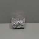 Chuangdi 11 Yard 1 Inch Elastic Sequins Trim 3 Row Flat Glitter Sequin Bling Fabric Paillette Ribbon Trim Metallic Stretch Crafts Elastic Lace for Dress Embellish(Silver)