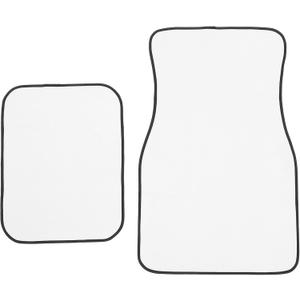 Homoyoyo Car Seat Covers Floor Mats Set DIY Sublimation Rubber Comfortable Waterproof for