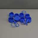 10 Pcs 3 and 5 Gallon Jug Cap Reusable Replacement Cap for 55mm Water Bottles Non Spill Silicone Water Dispenser Caps