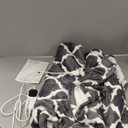 Homemate Heated Blanket Electric Throw - 50x60 Heating Blanket with 10 Fast Heat Levels 8 Hours Auto Off Soft Cozy Flannel Over-Heated Protection ETL Certification Keep Warming in Home (Grey Geometry)