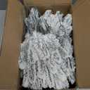 DIYDEC 15pcs Snowy Pine Branches 11.8" Christmas Artificial Pine Picks Branches Snowy Pine Needles Frosted Faux Pine Picks Greenery Stems for Christmas Tree Garland Wreath Vase DIY Crafts Home Winter