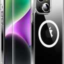 Redpepper for iPhone 14 Case,[Compatible with Magsafe][Anti-Yellowing] with Screen Protector,Slim Thin 10 FT Shockproof Phone Case 6.1 inch-Clear, Set of 2