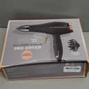 INFINITI PRO by CONAIR Hair Dryer, 1875W Blow Dryer with Diffuser and Concentrator, Ceramic Technology, 3 Heat & 2 Speed Settings, Cold Shot Button, Black