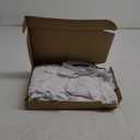 HIG 2 Pack White Ruffle Window Valances  Handcrafted Bow Tie Blackout Curtain Valances for Windows/Bathroom/Living Room/Bedroom, Farmhouse Decorative Privacy Kitchen Valance, 52"x18"(N60047)