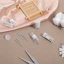 60 PCS 100/16 Embroidery Needles - Sewing Machine Needles Compatible with Brother Sewing Machine, Silver Steel, 1.52in Length
