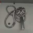 6-Setting Shower Head with Handheld, JDO High Pressure Hand held Shower Head, 4.7 Inch Chrome Detachable Showerhead Set with 59 Inch Stainless Steel Hose and Adjustable Showerhead Holder