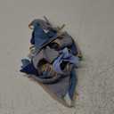 Fabric Bunting Banner, 2 Pack Handmade Neutral String Banner Each 8.5 ft 10 Flags Nursery Wall Hanging Wedding Birthday Home Baby Shower Party Decoration Bunting (Blue)