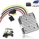36V 48V to 12V Converter 20A 240W DC-DC Step Down, 48V to 12V Converter Golf Cart Voltage Regulator with Fuse Professional Waterproof Voltage Reducer for Golf Cart Club Car LED Lights