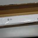 HESTIA No Drill Roman Shades for Indoor Windows, White, 23" W x 64" H