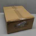 Calmootey Portable Closet Organizers, Clothing Storage, Wardrobe with 6 Shelves and Hanging Rod, Non-Woven Fabric Cover with 4 Side Pockets, Grey