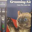 oneisall Quiet Cat Clippers for Matted & Long Hair, 2-Speed Cordless Pet Shaver Grooming Kit for Cats, Small Dogs & Animals (Black)