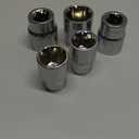 uxcell 6-Point Shallow Socket, 1/2" Drive 20mm 21mm 22mm 23mm 24mm Shallow Socket Cr-V Metric Socket for DIY Hand-Making Repair Automotive