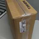 Trahefa 2 Pack Moving Blanket 80 x 72 inches, Quilted Heavy Duty Padded Furniture Blankets for Moving (Black)