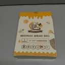 Reusable Bread Bags for Homemade Bread, Large Cotton Beeswax Bags, Sourdough Bag, Beeswax Bag, Sourdough Storage(2 Pack) Noblefuny