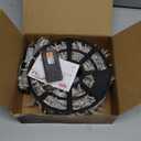 JMEXSUSS 600 LED Thanksgiving Lights Outdoor, Orange Christmas Lights Plug in, Orange String Lights Clear Wire for for Indoor Room Yard Tree Fall Thanksgiving Decorations