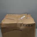 Shintenchi Bar Stools Set of 2 Modern Swivel Bar Chairs, Counter Height Faux Leather Metal Barstools, Upholstered Island Chairs with Back and Footrest, Beige