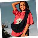 ORFOFE Outdoor Dog Sling Carrier Pet Backpack for Cats Portable Pet Pouch Thick Straps Polyester Easy to Use