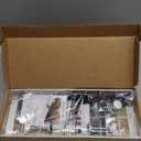 Under Desk Cable Management Tray, Xpatee Upgraded Wire Management No Drill No Screws, Cable Tray with Clamp for Wire Organizers, Computer Cord Rack for Office, Home - No Damage to Desk White