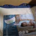 Cervical Pillow, Side Sleeper Pillow with 5" Loft & Shoulder Curve - 100% Natural Latex, Dual-Zone Adjustable Neck & Head Support, Flat-Top & Bottom-Up Design for Side, Back & Combo Sleepers