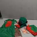 Christmas Elf Apron Women Costume Kits with Hat Shoes Red and Green Aprons Adults Party Gifts Supplies